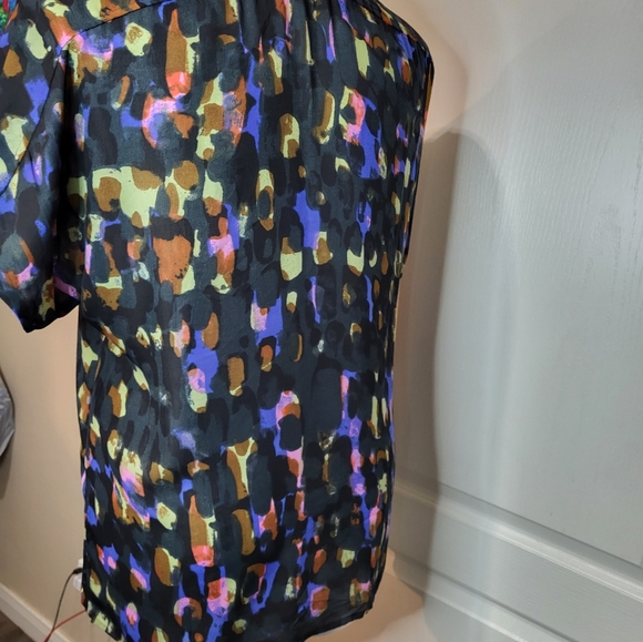 CAbi 3143 Sabine Watercolor Sheer Blouse - Picture 5 of 10